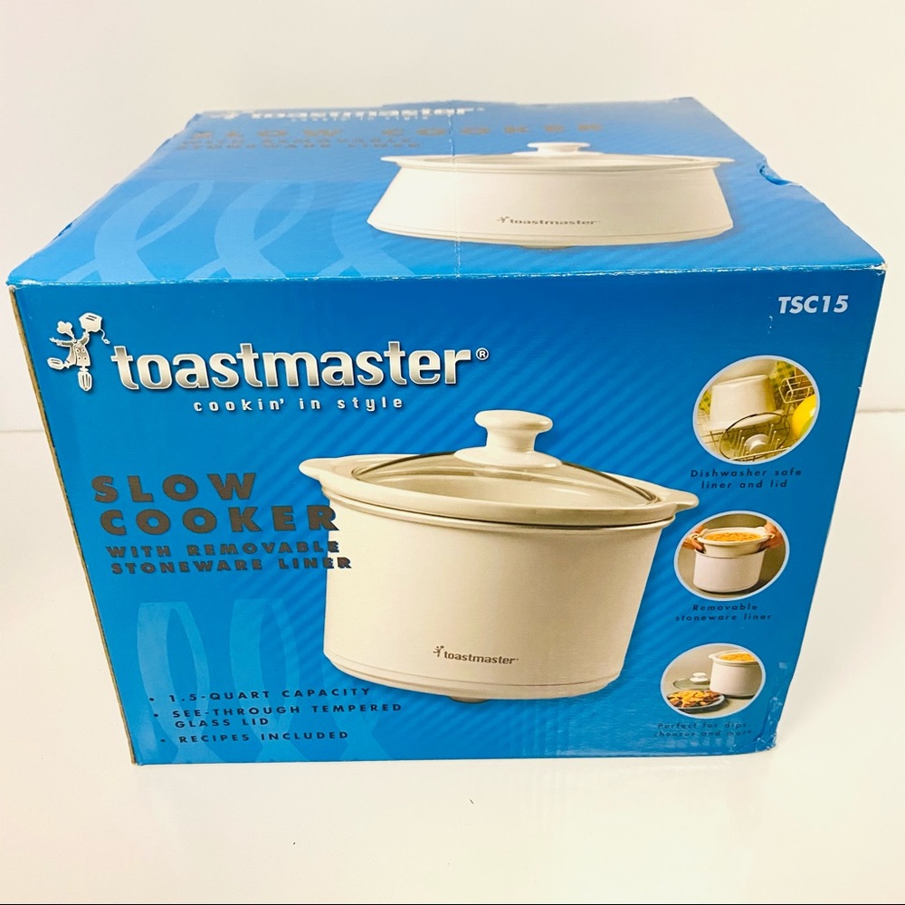 NEW 1.5 QUART TOASTMASTER CROCK POT SLOW COOKER
